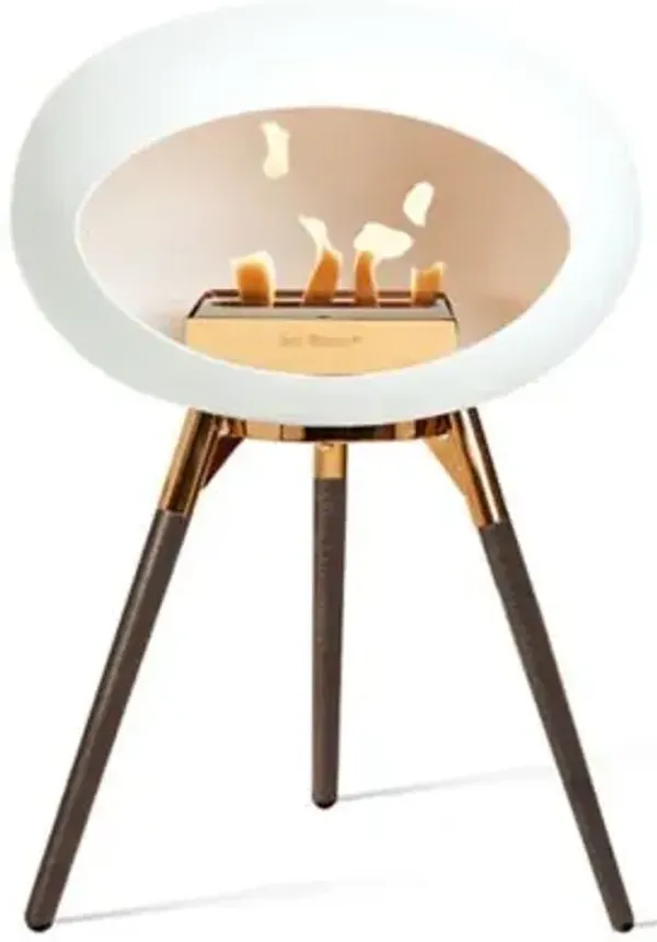 Dome Indoor Ground Low Fireplace