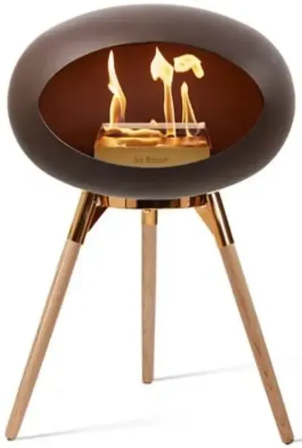 Dome Indoor Ground Low Fireplace