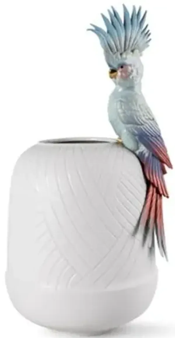 Cockatoo Vase