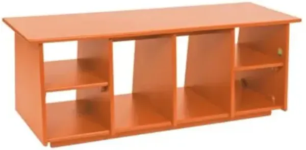 Cubby Bench with Boot Holes