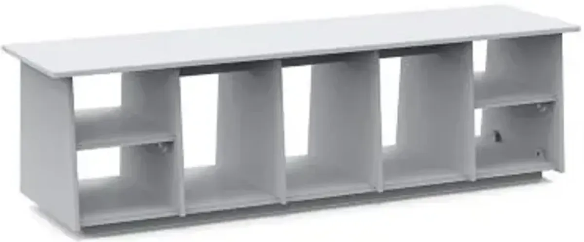 Cubby Bench with Boot Holes