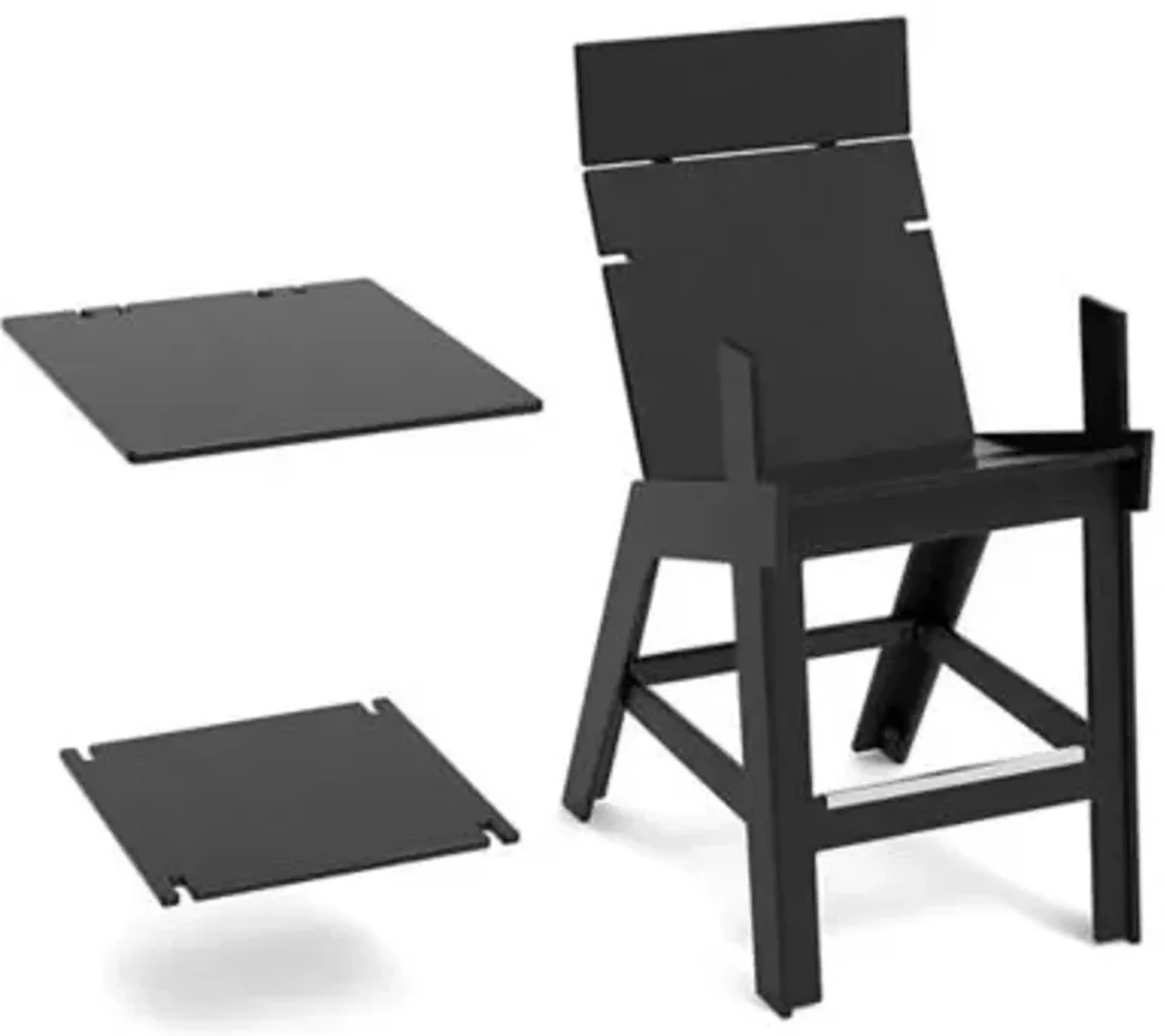 Lollygagger Outdoor Hi Rise Chair With Square Bridge Lumens Light ...