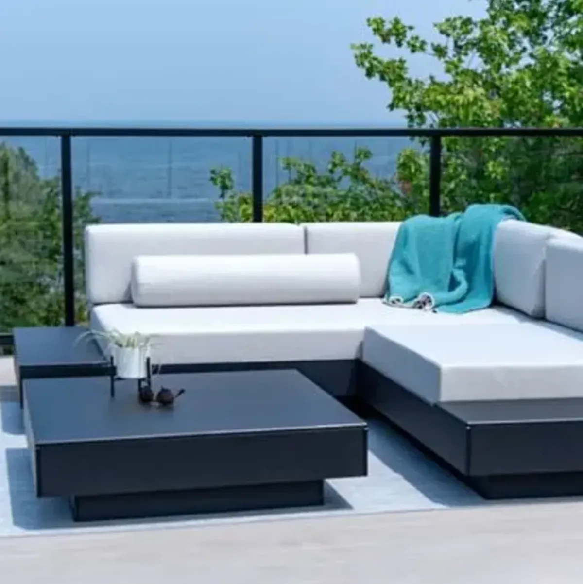Platform One Outdoor Square Coffee Table
