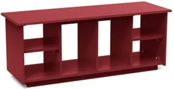 Cubby Bench with Boot Holes