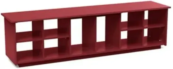 Cubby Bench with Boot Holes