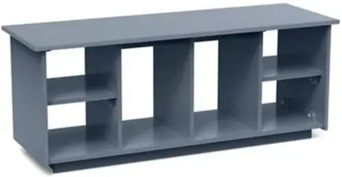 Cubby Bench with Boot Holes