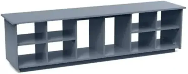 Cubby Bench with Boot Holes