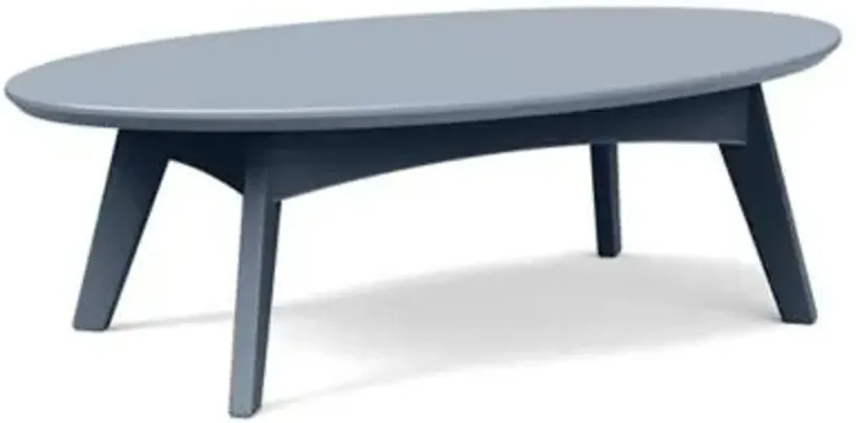 Satellite Outdoor Oval Cocktail Table