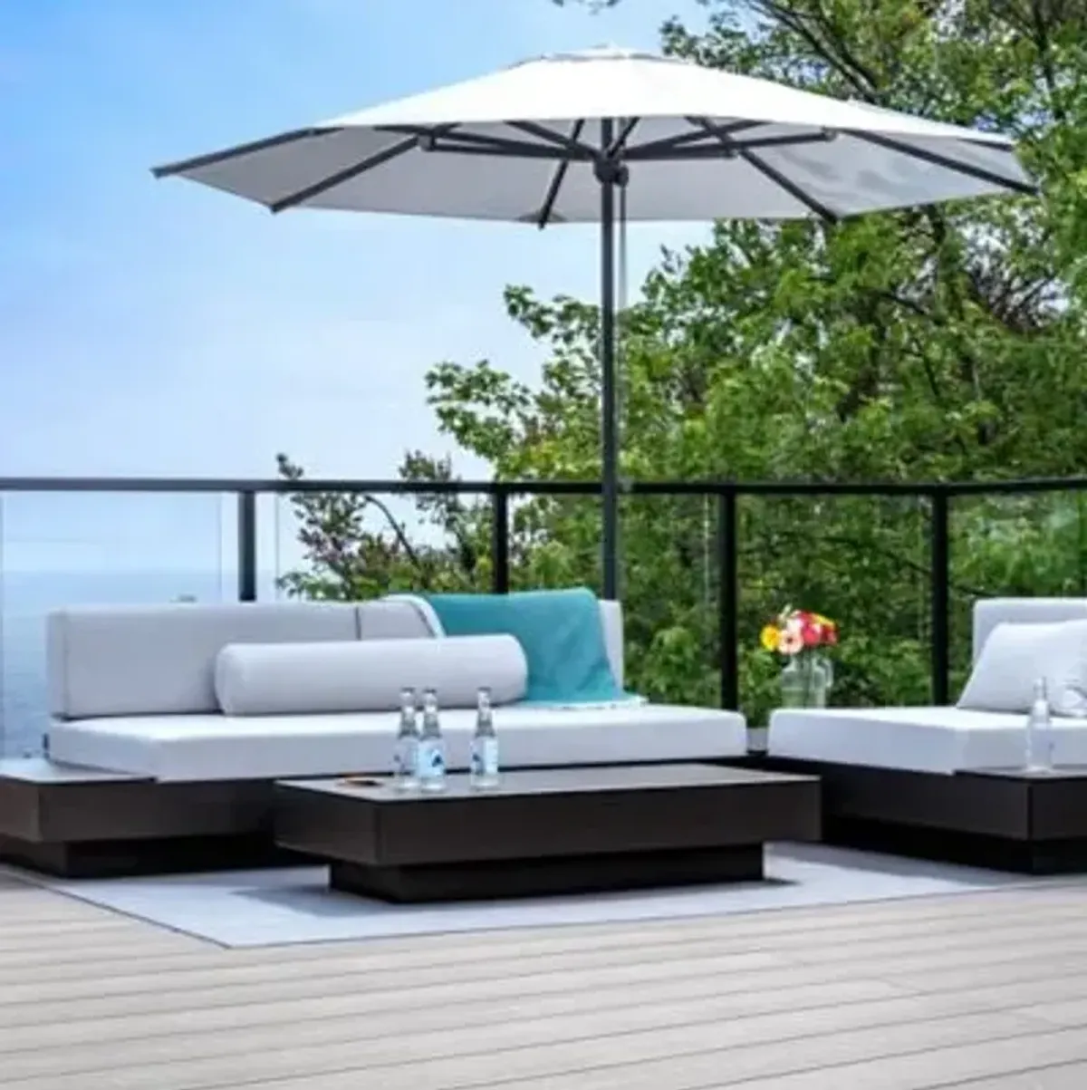 Platform One Rectangular Outdoor Coffee Table