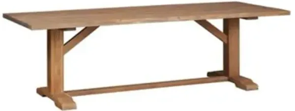 Teak Rectangular Outdoor Live Edge Dining Table