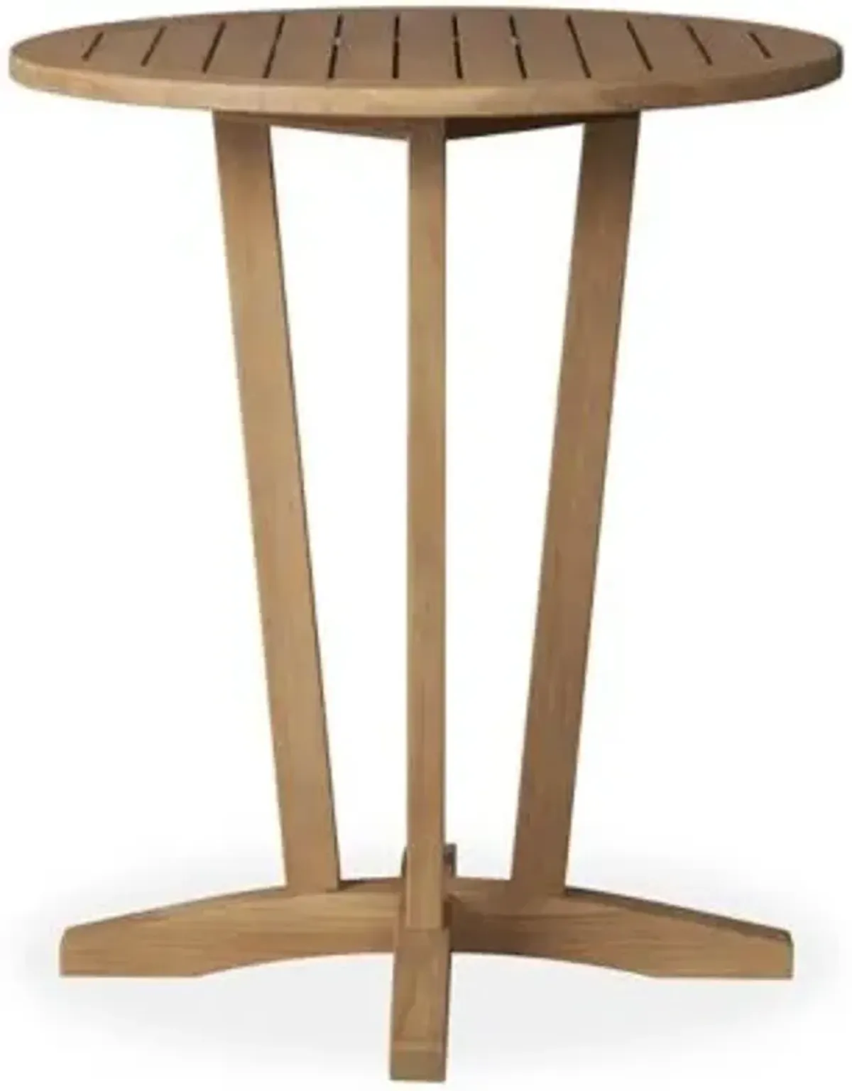 Teak Outdoor Round Bar/Counter Table