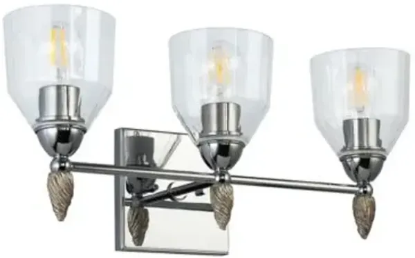 Felice Acorn Finial Vanity Light