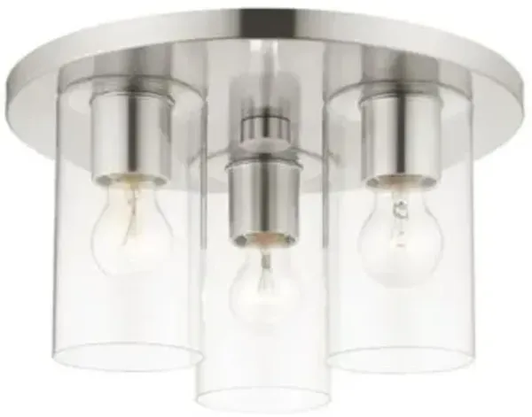 Raylee 3 Light Flushmount