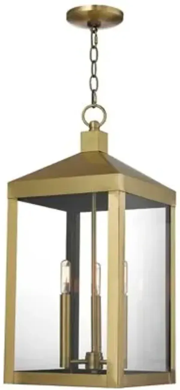 James 3 Light Outdoor Pendant