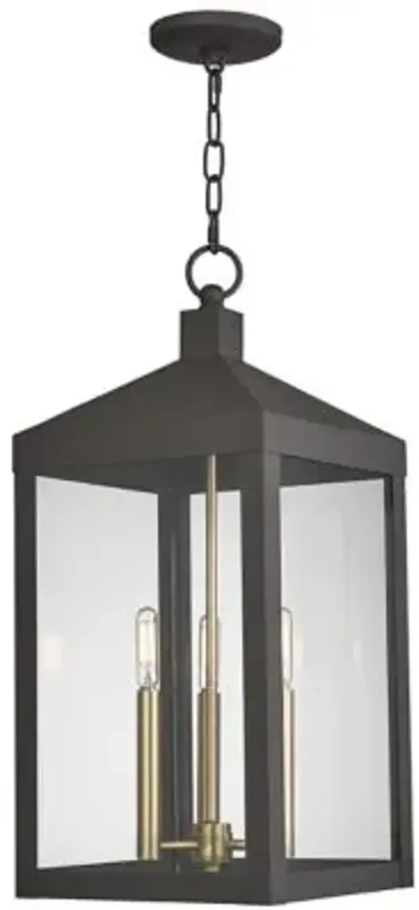 James 3 Light Outdoor Pendant