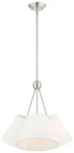 Off White / Brushed Nickel color