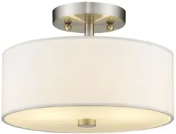 Off White / Brushed Nickel color