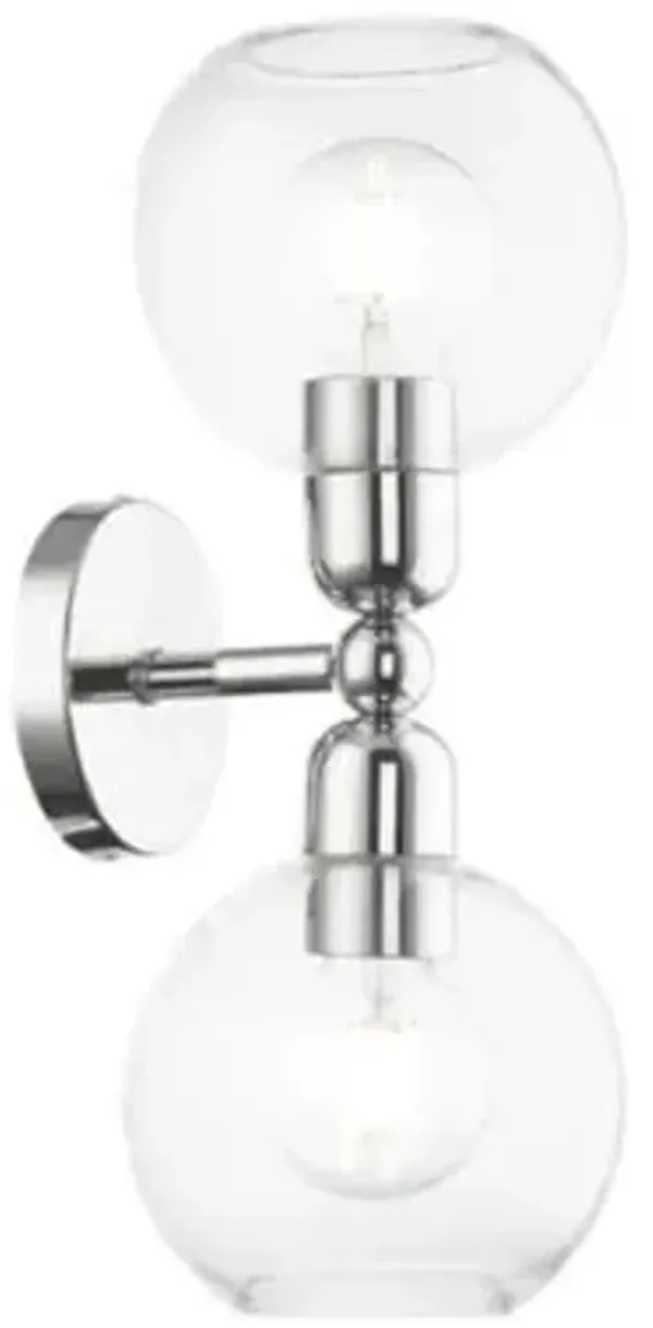 Violet Sphere Wall Sconce