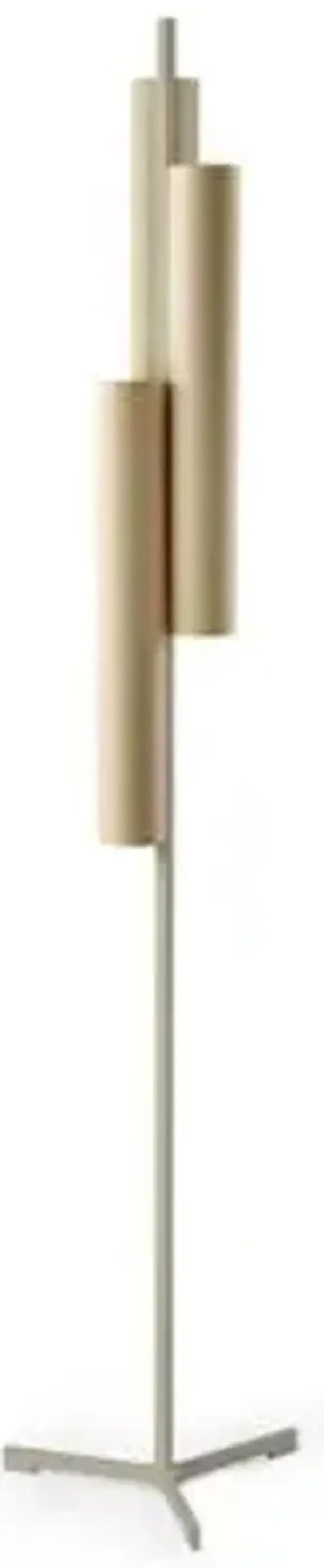 Black Note Triplet LED Floor Lamp