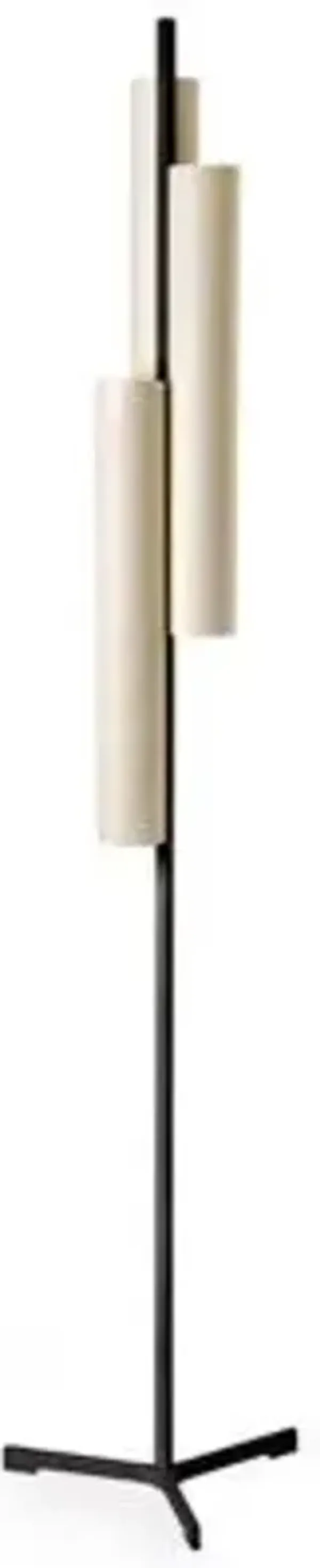 Black Note Triplet LED Floor Lamp