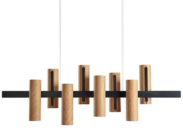 Black Note Keys LED Linear Suspension