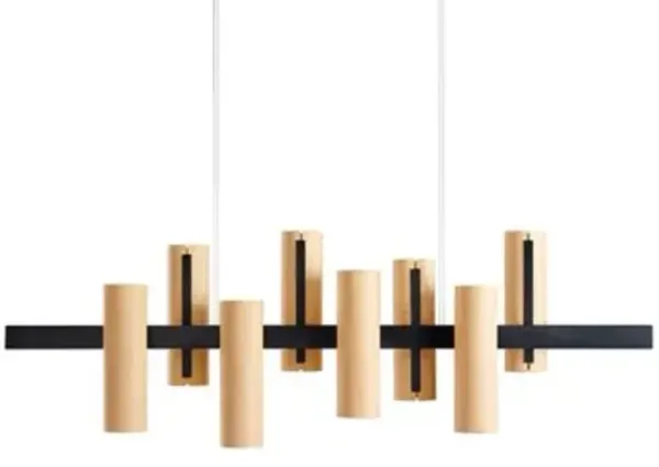 Black Note Keys LED Linear Suspension