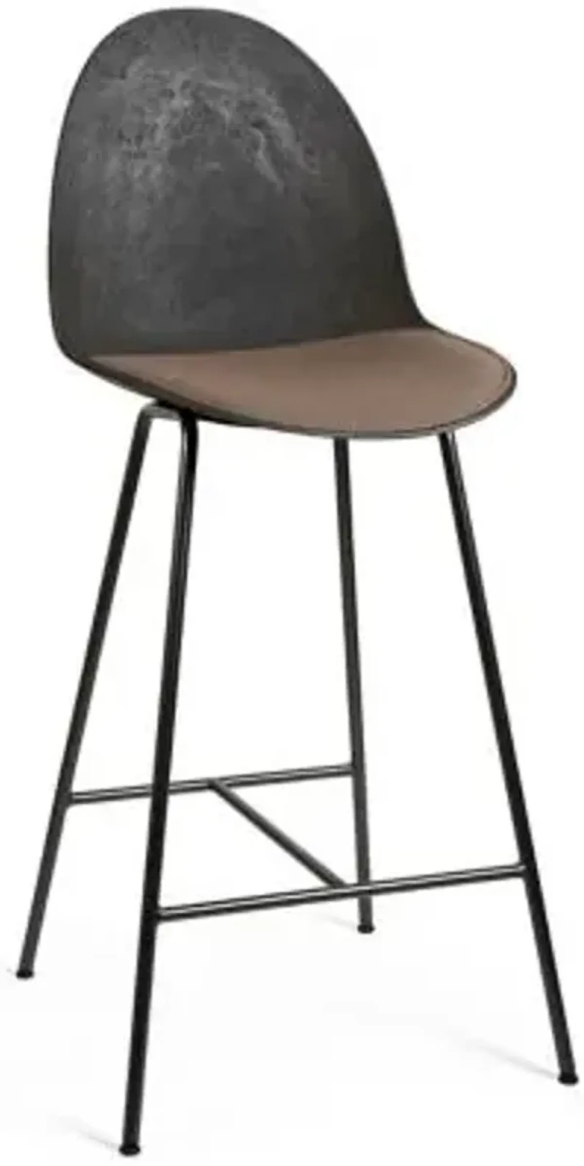 Eternity High Stool, Upholstered Seat