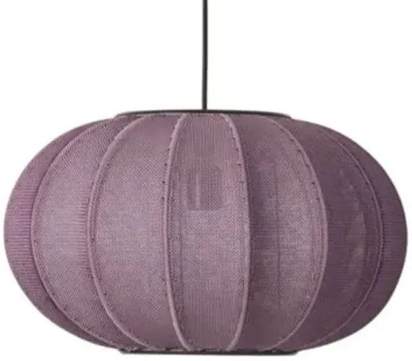 Knit-Wit Oval Pendant