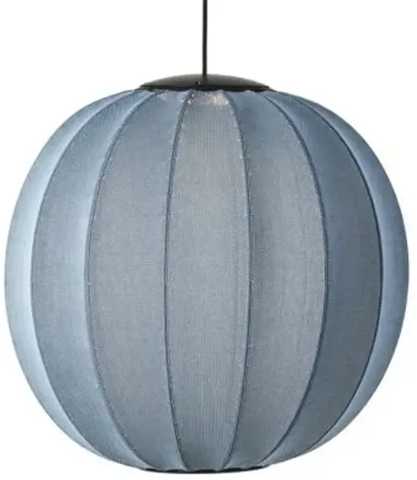 Knit-Wit Round Pendant