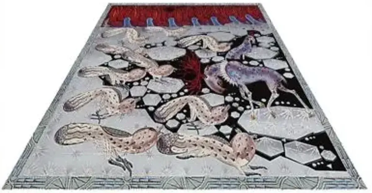 Polar Byzantine III Square Rug