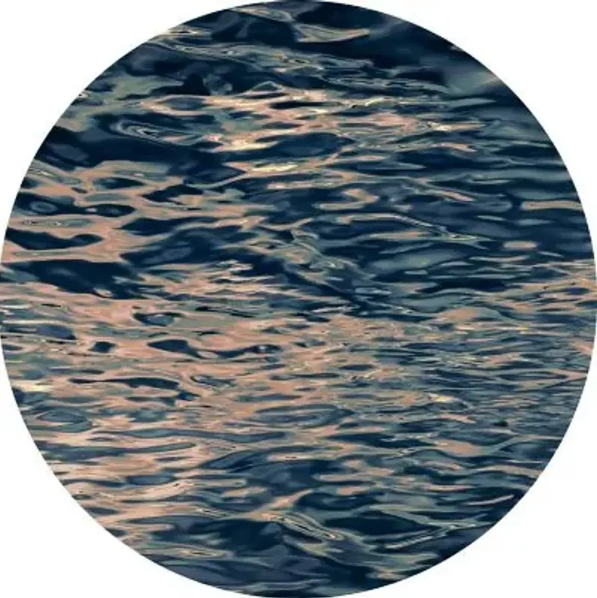 Fluid Round Area Rug