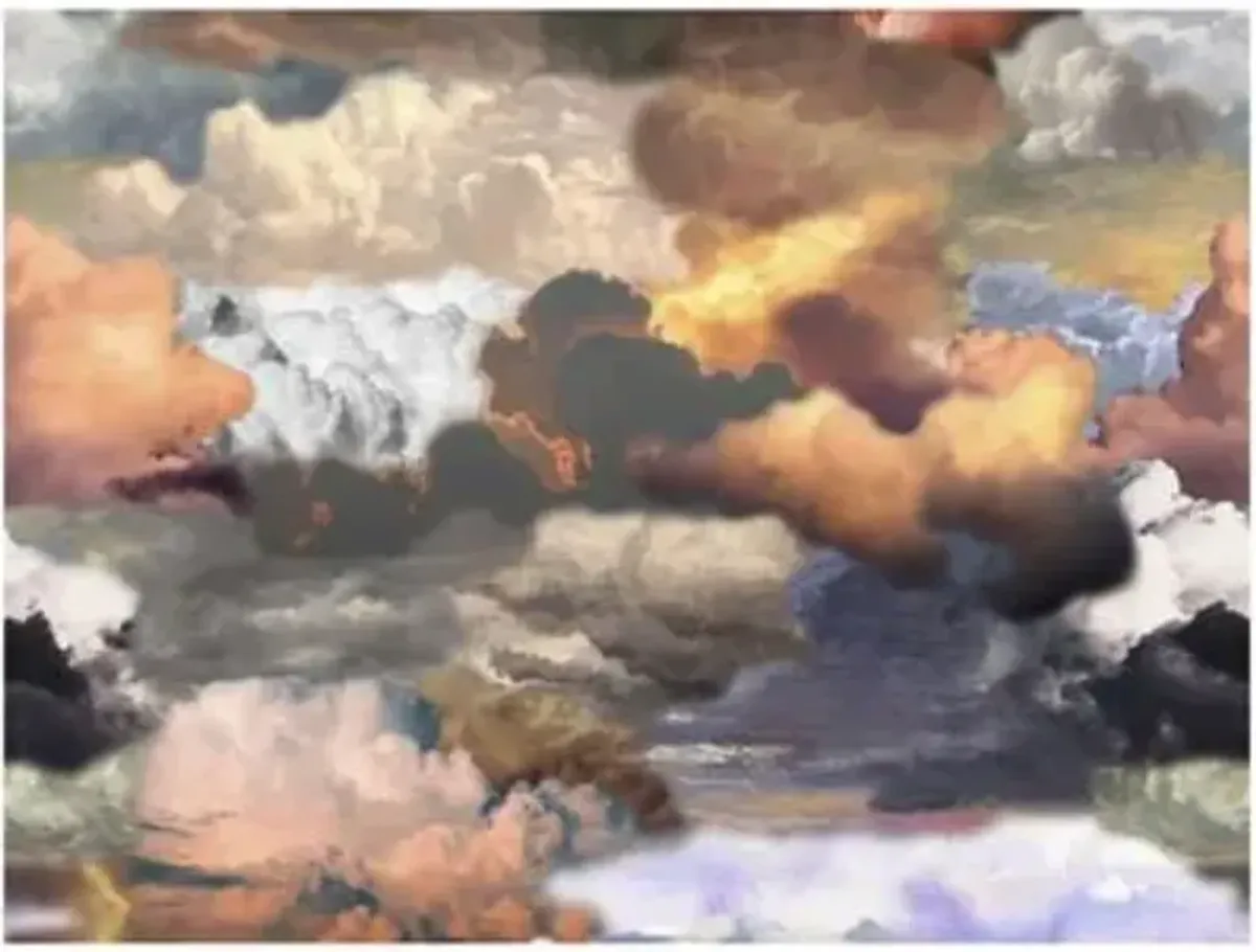 Walking On Clouds Area Rug