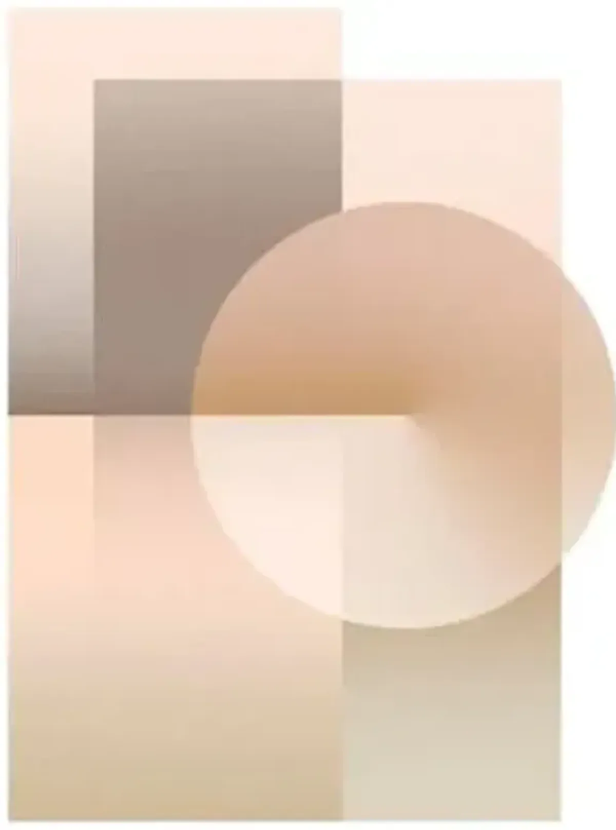 Angular Composition Area Rug