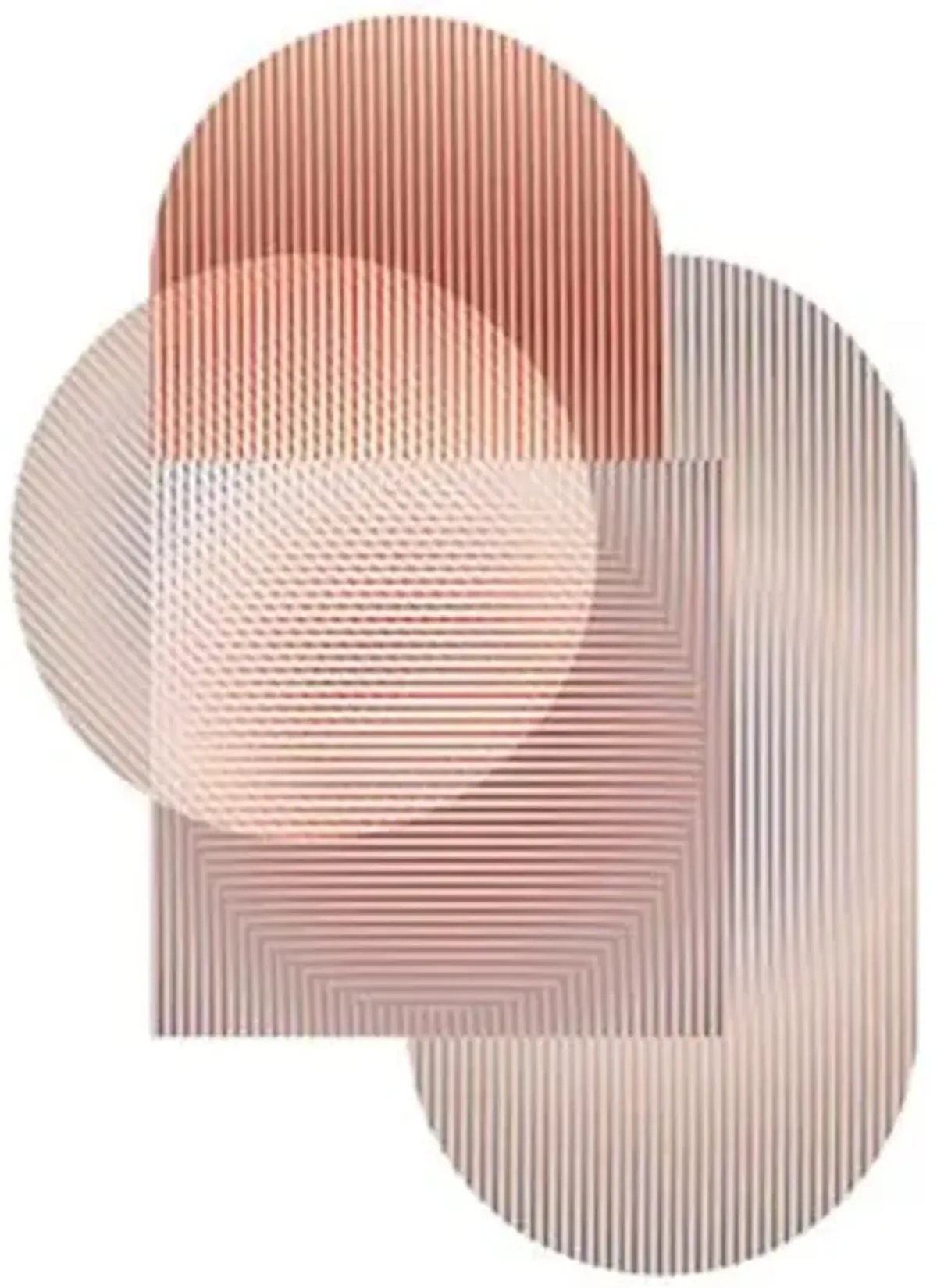 Trichroic Shapes Abstract Area Rug