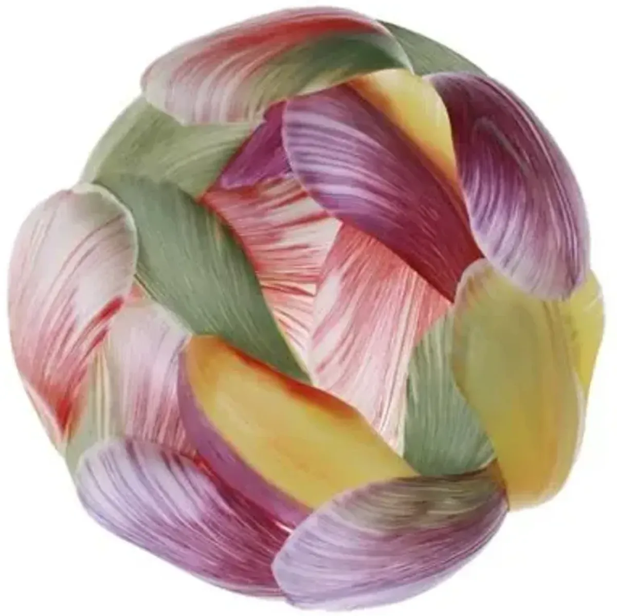 Tulip Mania Nest Round Area Rug