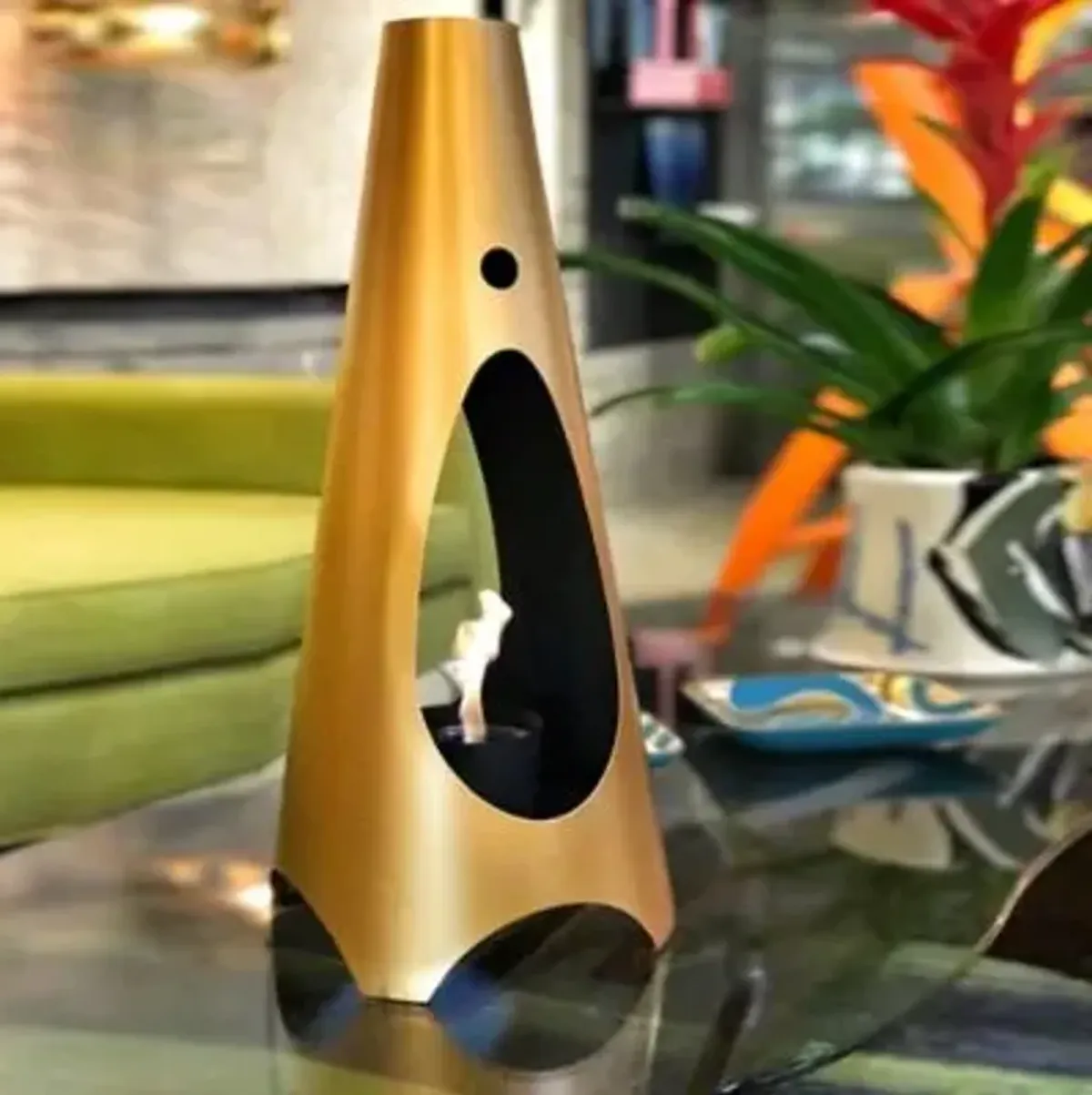 Mini-Mod Indoor/Outdoor Ethanol Fireplace