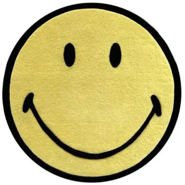 Smiley Round Area Rug