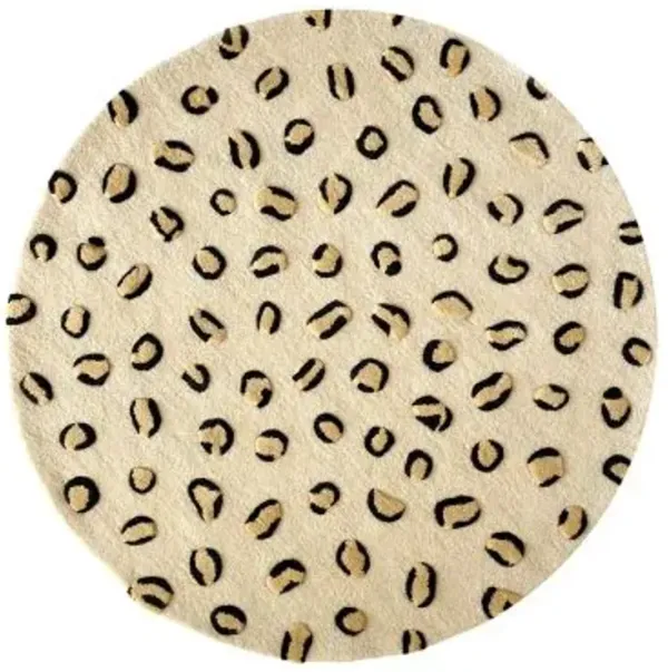 Leopard Round Rug