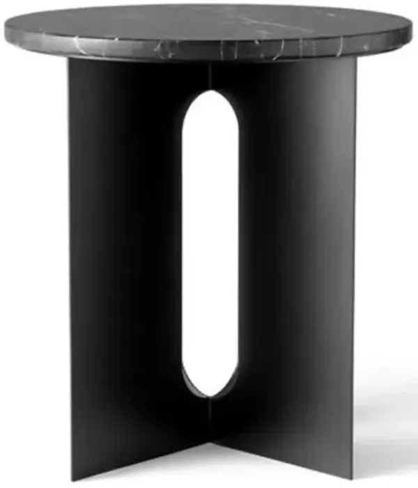 Androgyne Side Table, Metal Base