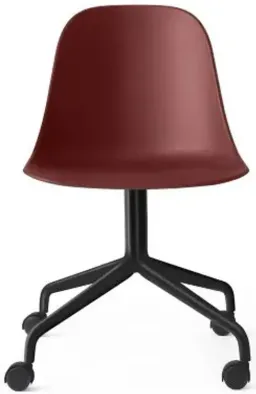 Burned Red / Black Swivel with Casters color