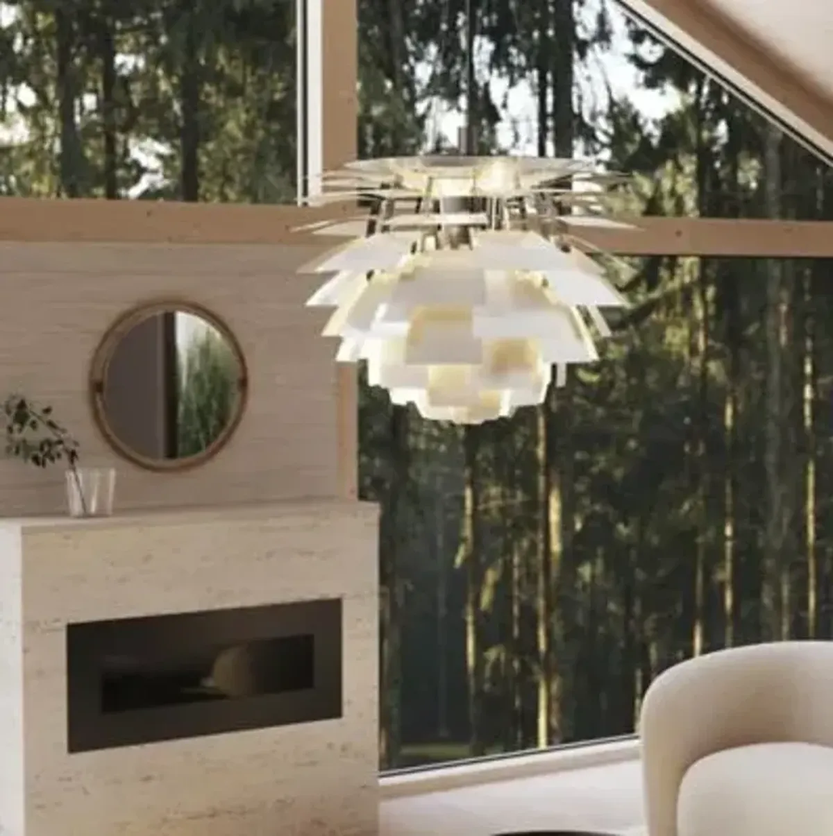 Nimbus Round Mirror