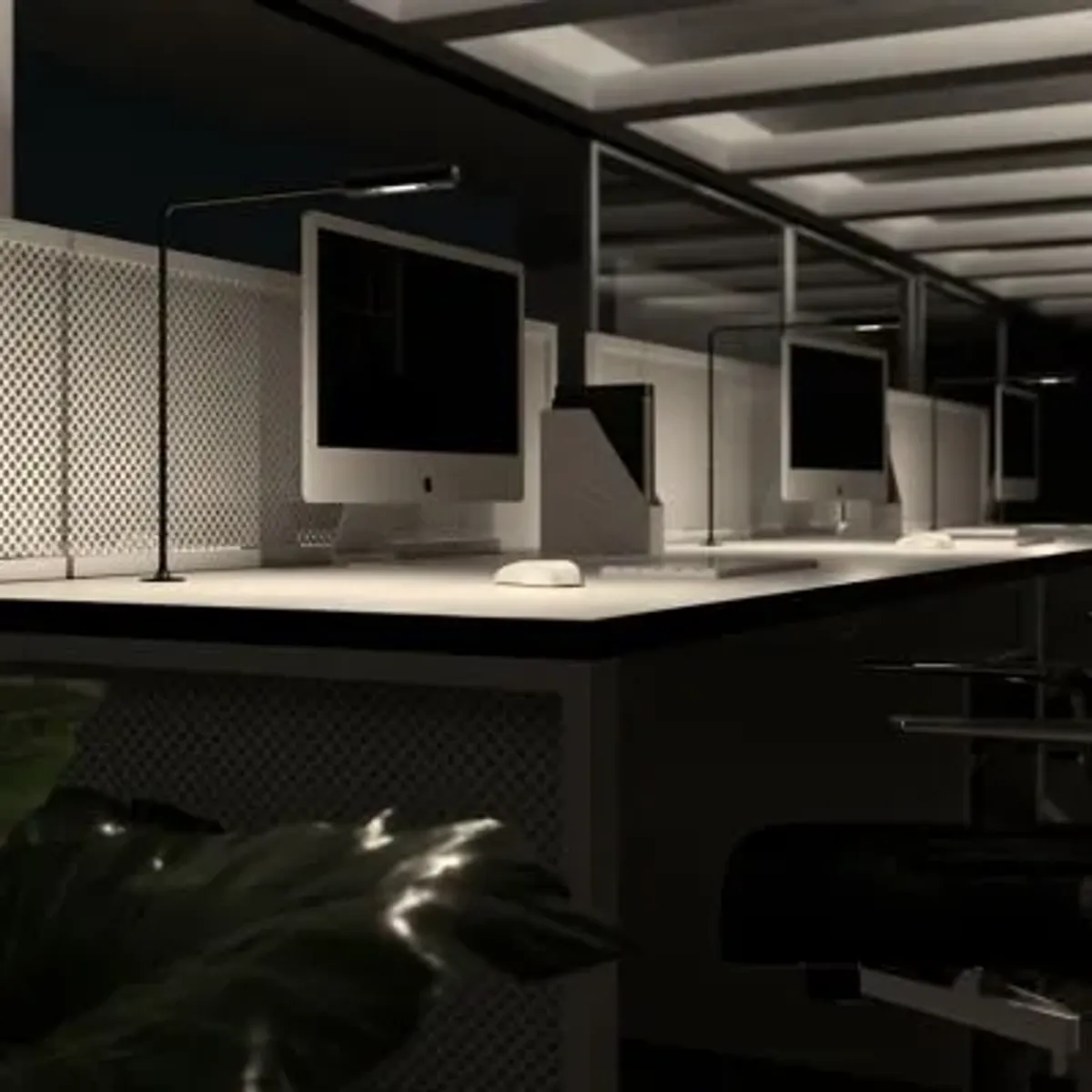 Flo LED Grommet Desk Lamp