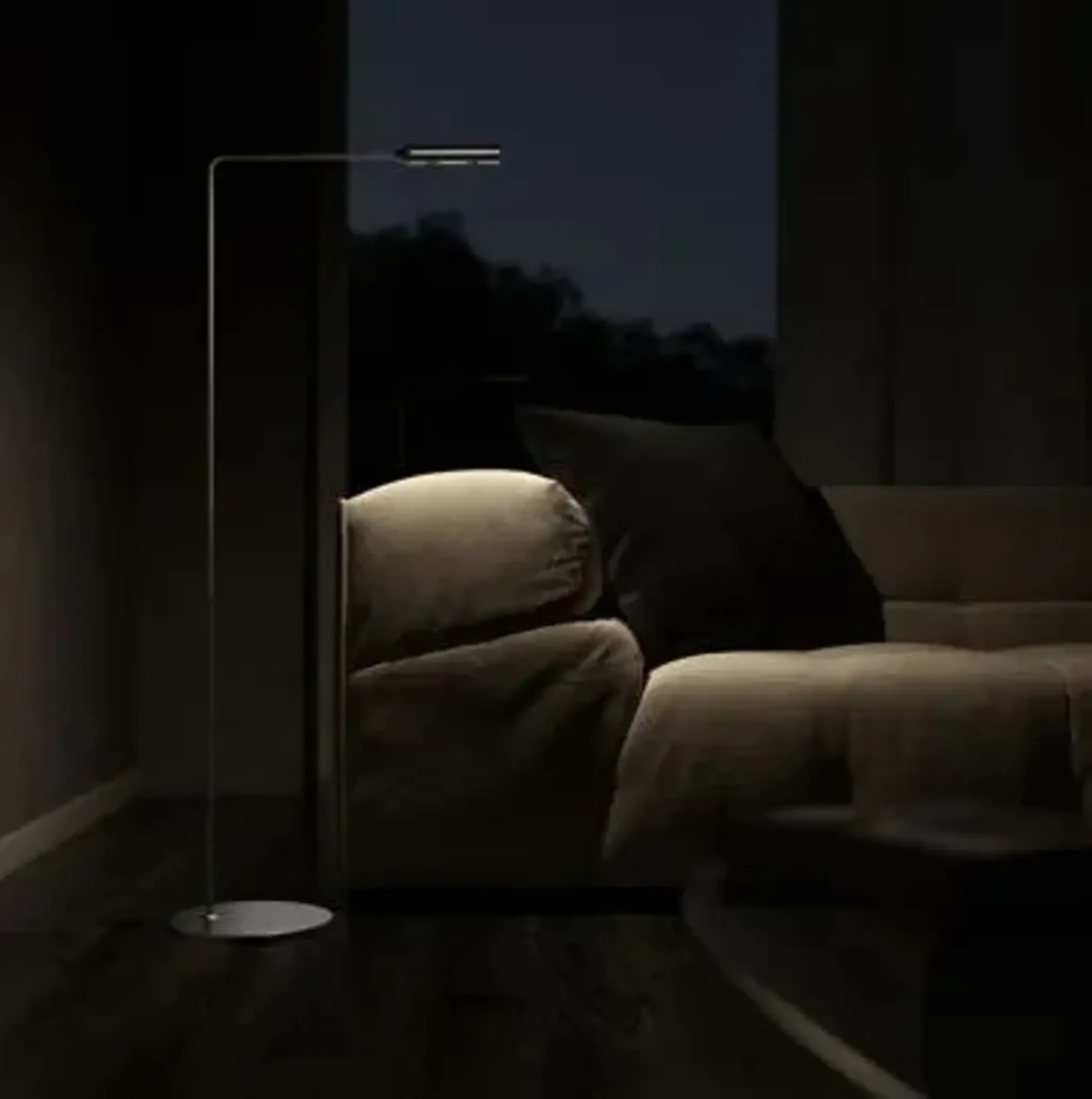 Flo Led Lounge Floor Lamp Lumens Light Living | Furniture.com