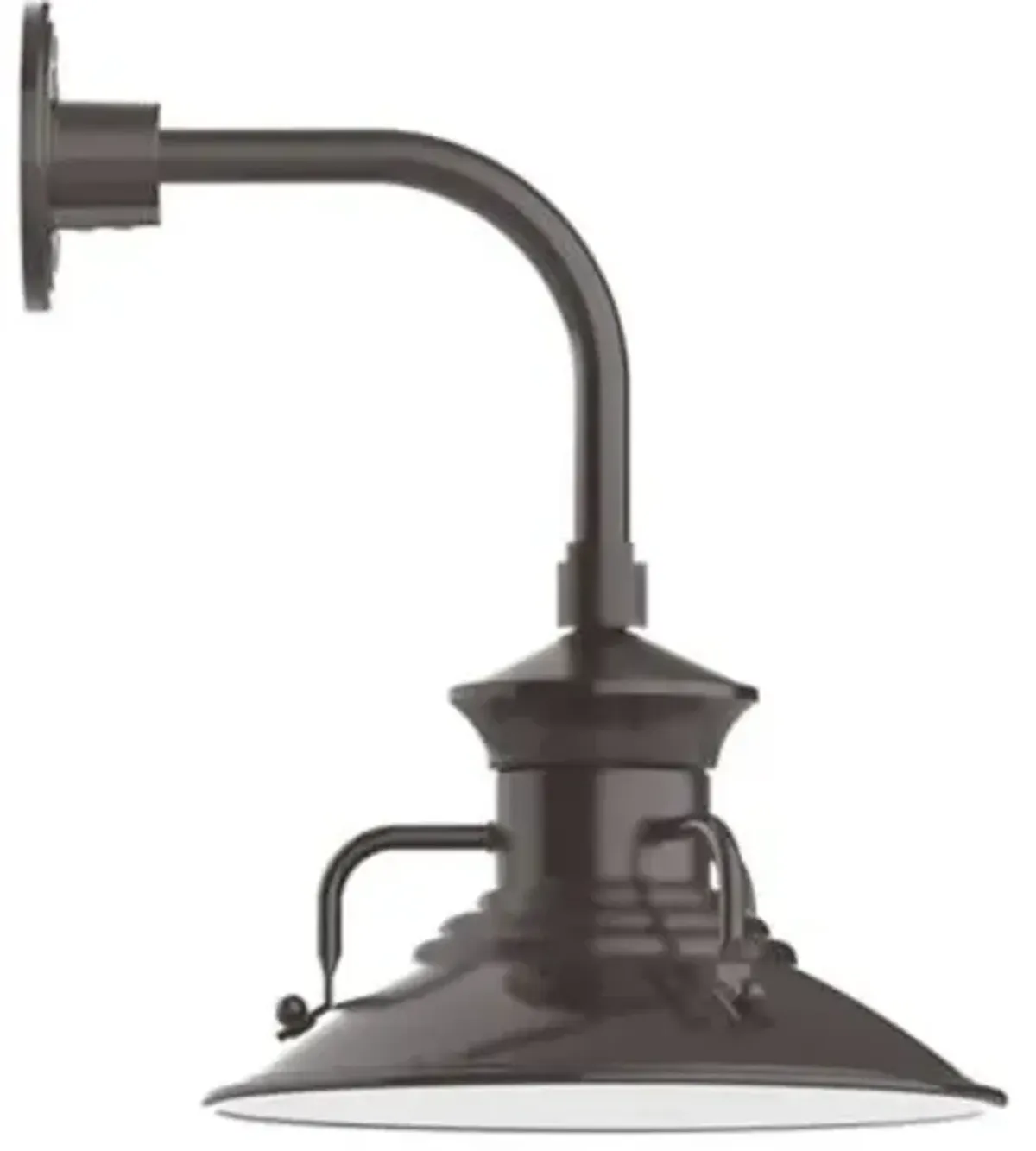 Betty Outdoor Curved Arm Wall Sconce