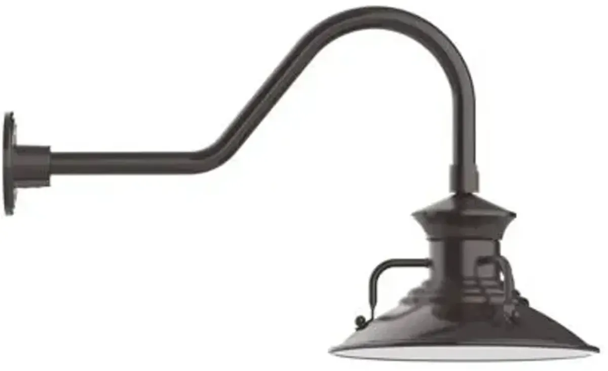 Betty Outdoor Gooseneck Wall Sconce