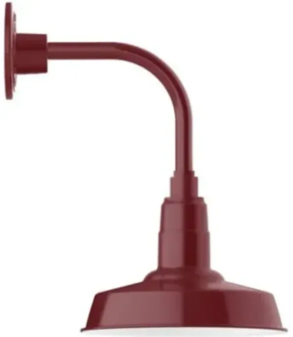 Brea Outdoor Curved Arm Wall Sconce