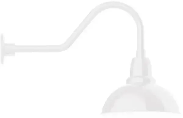 Rhonda Outdoor Gooseneck Wall Sconce