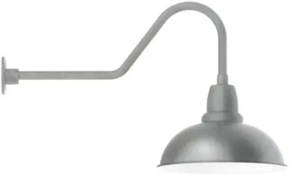 Rhonda Outdoor Gooseneck Wall Sconce