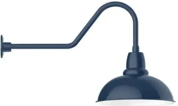 Rhonda Outdoor Gooseneck Wall Sconce