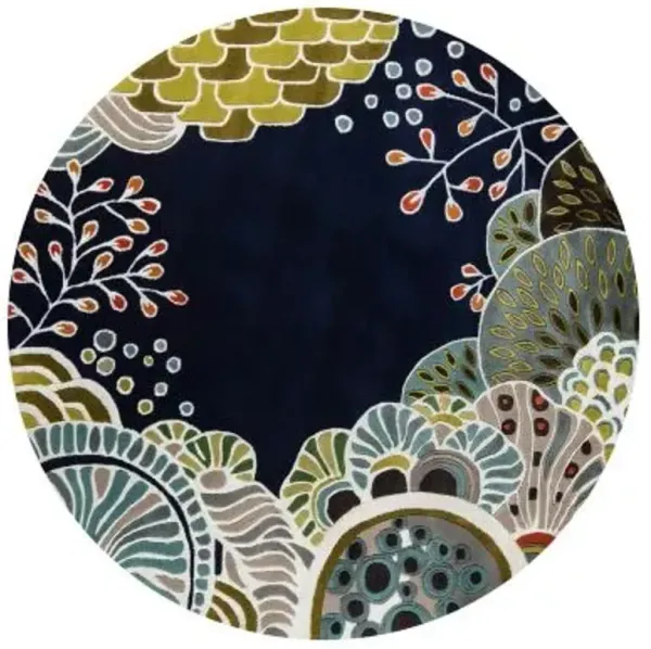 New Wave NW-146 Round Area Rug